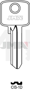 JMA CIS-1D Cilindričan ključ (Silca CIS5 / Errebi CIS5D)