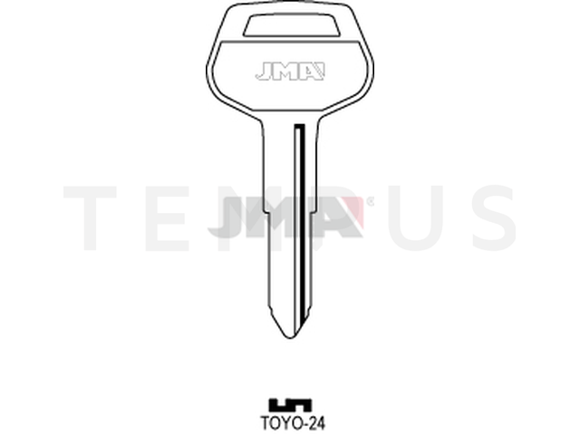 TOYO-24 (Silca DWO1, TOY19 / Errebi TY17) 13802