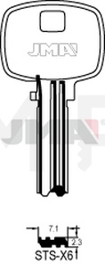 JMA STS-X6 Specijalan ključ (Silca STS6 / Errebi STS11)