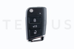 OSTALI EL VW 01 A - VAG MQB daljinac 3 tastera (za vozila bez keyless sistema), aftermarket, ID48 MQB 433MHz