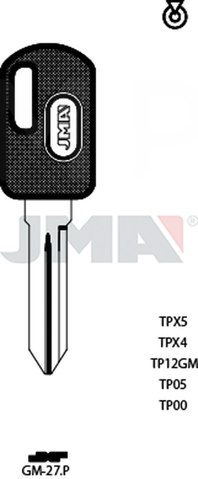JMA TP00GM-27.P (Silca B97-PT / Errebi T00GM33P)