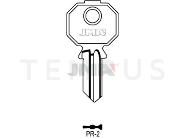 PR-2 Cilindričan ključ (Silca PF5S / Errebi PS3M) 13601