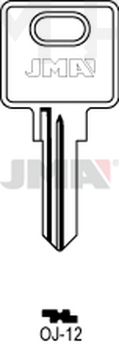 JMA OJ-12 Cilindričan ključ (Silca OJ6R / Errebi OJ12R)