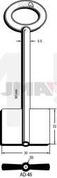 JMA AD-46 Kasa ključ