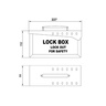 Lockout Tagout Loto Kutija - LCK KUTIJA 12 KATANACA 14453