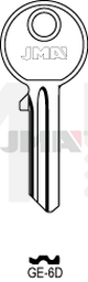 JMA GE-6D Cilindričan ključ (Silca GE3 / Errebi GG5PD)