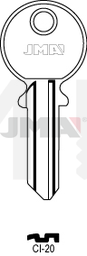 JMA CI-20 Cilindričan ključ (Silca CS500 / Errebi CG5S)