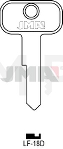 JMA LF-18D Cilindričan ključ (Silca LF38 / Errebi LF45)
