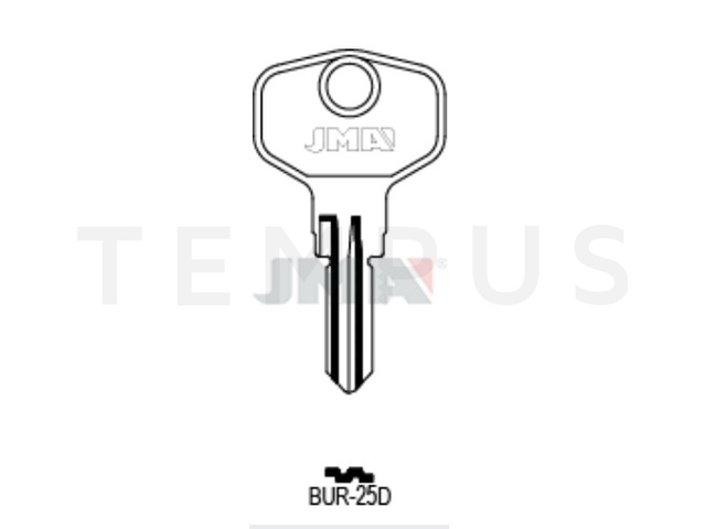 BUR-25D Cilindričan ključ (Errebi BG37R) 20838