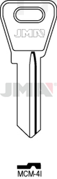 JMA MCM-4I Cilindričan ključ (Silca MC2R / Errebi MD5D)