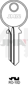 JMA RO-10D Cilindričan ključ (Silca ARL1, LH2, MX5, RO8 / Errebi R5D, LA50)