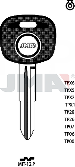 JMA TP00MIT-12.P (Silca MIT8TE / Errebi T00MIT7P)