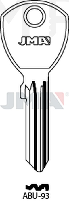 JMA ABU-93 Cilindričan ključ (Silca AB101RX, AB113R / Errebi AU104 )