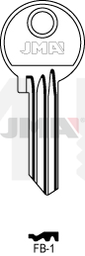 JMA FB-1 Cilindričan ključ (Silca FB1 / Errebi F5S)