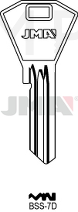 JMA BSS-7D Cilindričan ključ (Errebi BN10)