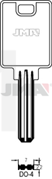 JMA DO-4 Specijalan ključ (Silca DS7 / Errebi DO7)