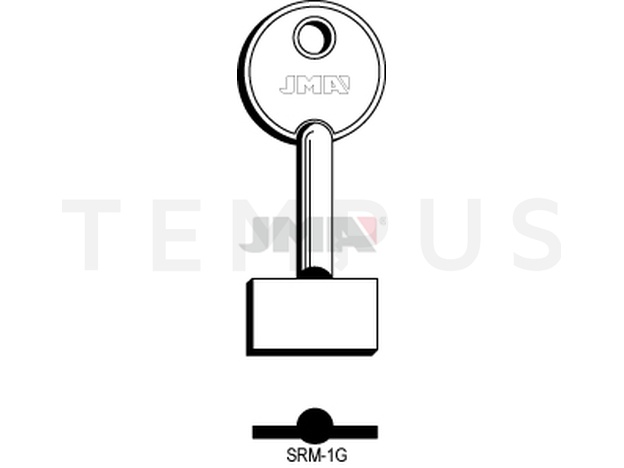 Jma SRM-1G Kasa ključ (Silca SRP / Errebi 1SER1) 13709