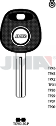 JMA TP00TOYO-30.P (Silca TOY48BT0 / Errebi T00TY47P)