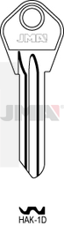 JMA HAK-1D Cilindričan ključ (Silca HAK1 / Errebi HAR1D)