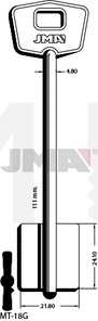 JMA MT-18G Kasa ključ (Errebi 2MO8QR)