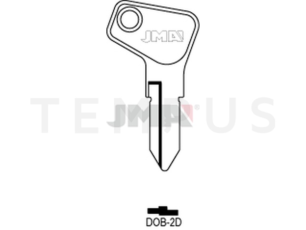 DOB-2D Cilindričan ključ (Silca TB2 / Errebi TA5)