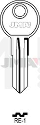 JMA RE-1 Cilindričan ključ (Silca REN1 / Errebi RN8)
