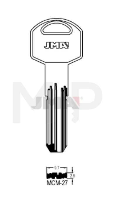 JMA MCM-27 Specijalan ključ (Silca MC26R)
