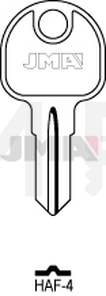 JMA HAF-4 Cilindričan ključ (Silca HF73R / Errebi HAF4)