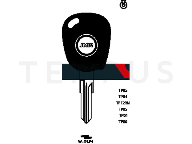 TP00VA-34.P4 (Silca VAC102TE / Errebi T00VC82P) 13942