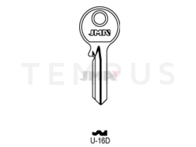 U-16D Cilindričan ključ (Errebi U16D) 20178