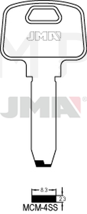 JMA MCM-4SS Specijalan ključ (Silca MC9X / Errebi MD12)