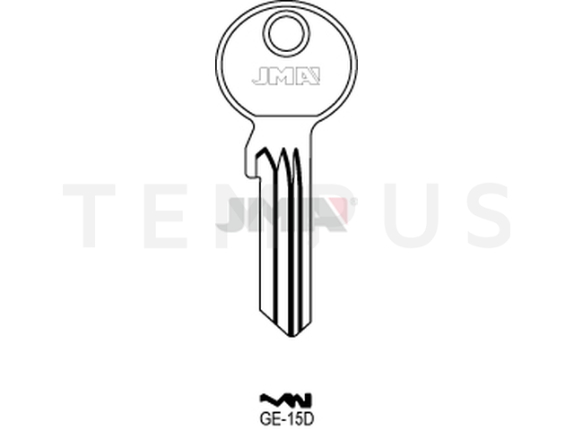GE-15D Cilindričan ključ 13102