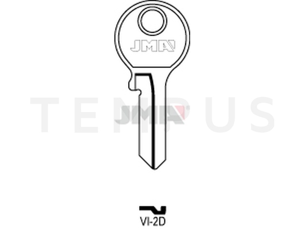 VI-2D Cilindričan ključ (Silca VI087 / Errebi V5PS) 14048