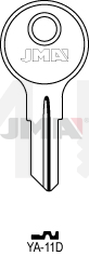 JMA YA-11D Cilindričan ključ (Silca YA4 / Errebi YD8)