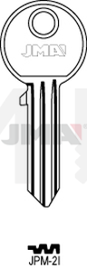 JMA JPM-2I Cilindričan ključ (Silca JM2R / Errebi AU42)