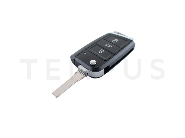 EL VW 01 A - VAG MQB daljinac 3 tastera (za vozila bez keyless sistema), aftermarket, ID48 MQB 433MHz 21564