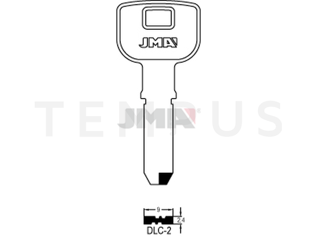 DLC-2 Specijalan ključ (Silca DLC2R / Errebi DLC2R) 12845