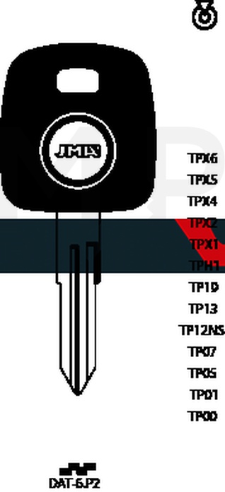 JMA TP00DAT-6.P2 (Silca NSN11T0 / Errebi T00NS5P)