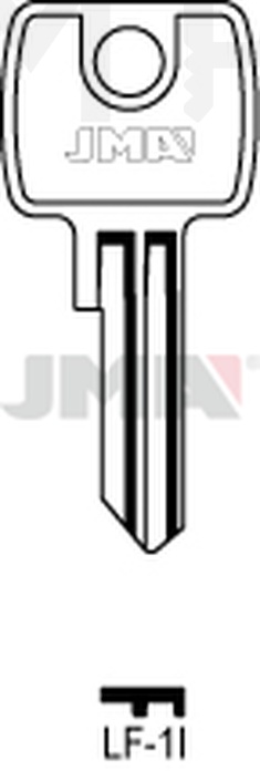 JMA LF-1I Cilindričan ključ (Silca LF6R / Errebi LF11R, LF14R)