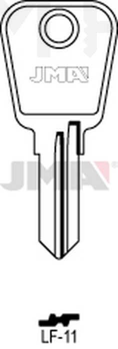 JMA LF-11 Cilindričan ključ (Silca LF57 / Errebi LF25)