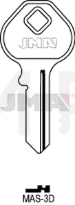 JMA MAS-3D Cilindričan ključ (Silca MS6 / Errebi M12)