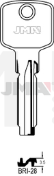 JMA BRI-28 Specijalan ključ (Silca BD13 / Errebi BD21)