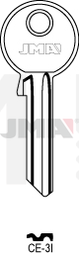 JMA CE-3I Cilindričan ključ (Silca CE6R / Errebi CE6PS)