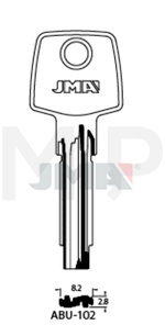 JMA ABU-102 Specijalan ključ (Silca AB124 / Errebi AU109)