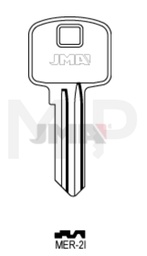JMA MER-2I Cilindričan ključ (Silca MER10R / Errebi MR14)