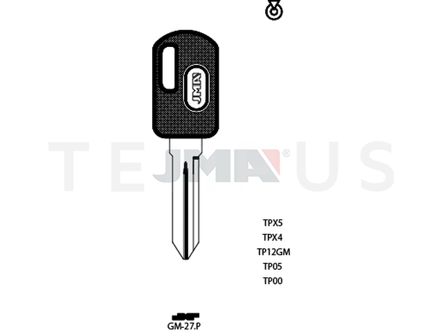 TP00GM-27.P (Silca B97-PT / Errebi T00GM33P) 13849