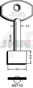JMA ANT-1G Kasa ključ (Silca APN / Errebi 1AN1L)