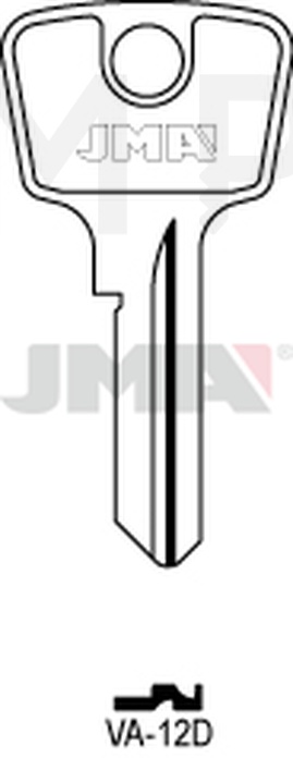 JMA VA-12D Cilindričan ključ (Silca VAC14 / Errebi VC5D1)