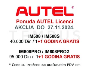 AUTEL Licenca Akcija