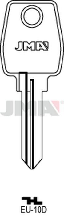 JMA EU-10D Cilindričan ključ (Silca EU11R / Errebi EL6R)